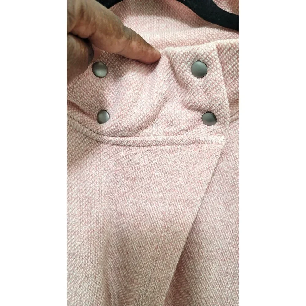 Gap Maternity Nursing Womens Cozy‎ Pink Snap-Button Sweater Jacket Size L